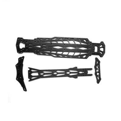 Custom 3K Machined Carbon Fiber Frame For FPV Racing Quadcopter Drone