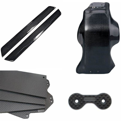 Custom 1K 3K 6K 12K 24K Machined Carbon Fiber Parts Molding Sheets