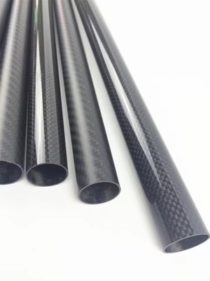Glossy Or Matte Finish Forged Fabric Carbon Fiber Tube Carbon Fibre pipe rod pole