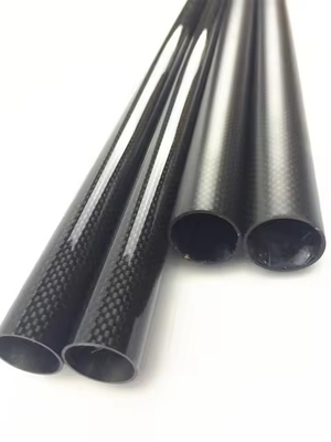 Glossy Or Matte Finish Forged Fabric Carbon Fiber Tube Carbon Fibre pipe rod pole