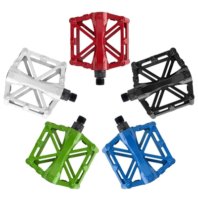 Carburized Mountain Bike Flat Pedals ABS Cnc Machined Bicycle Parts Anodizing