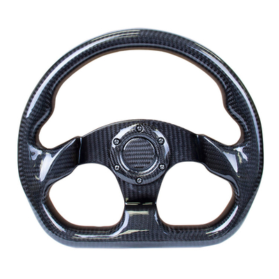 12k 24K Plain Machined Carbon Fiber Steering Wheel In Racing Car Odm