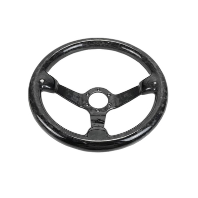 12k 24K Plain Machined Carbon Fiber Steering Wheel In Racing Car Odm