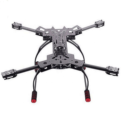 T400 Machined Carbon Fiber Drone Frame In Aeromodel UAV Matte 7mm
