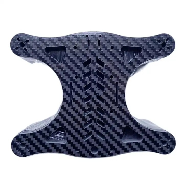 CNC Cutting UAV Parts 3K Machined Carbon Fiber Micro Machining CNC Milling