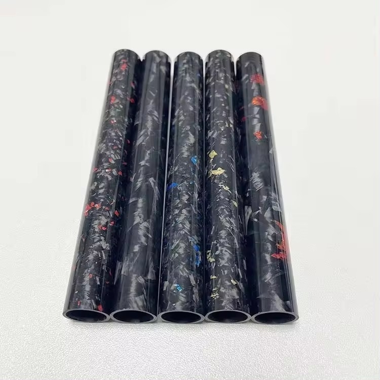 Lightweight 3k Carbon Fiber Tube customized carbon fiber poles forged plain fiber tube
