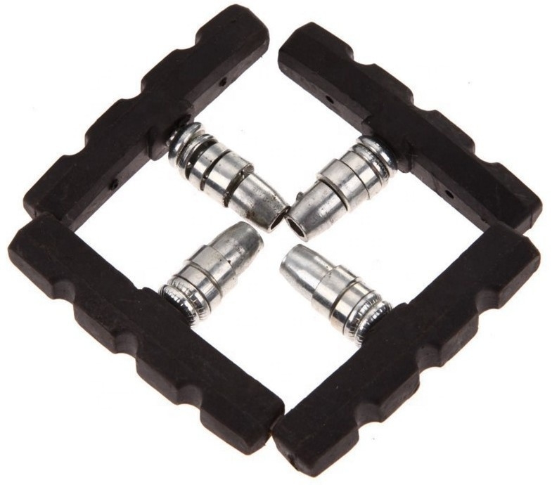 Ra3.2 Rubber Steel Bicycle Spare Parts 70mm Durable Mtb V Brake Pads