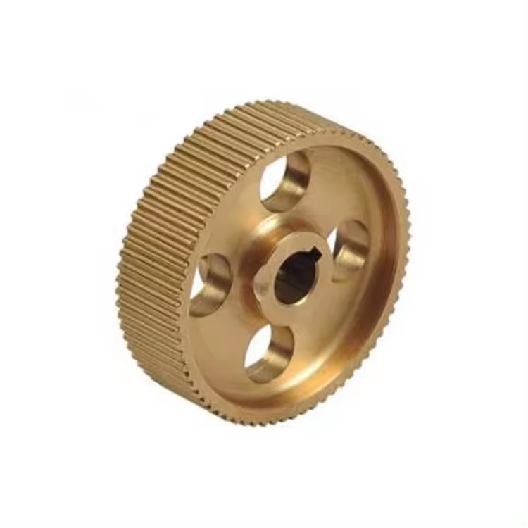 High Precision Cnc Machines Small Brass Lamp Tubes Parts Brass Bearing Components Cnc Copper Plate Polished Machining