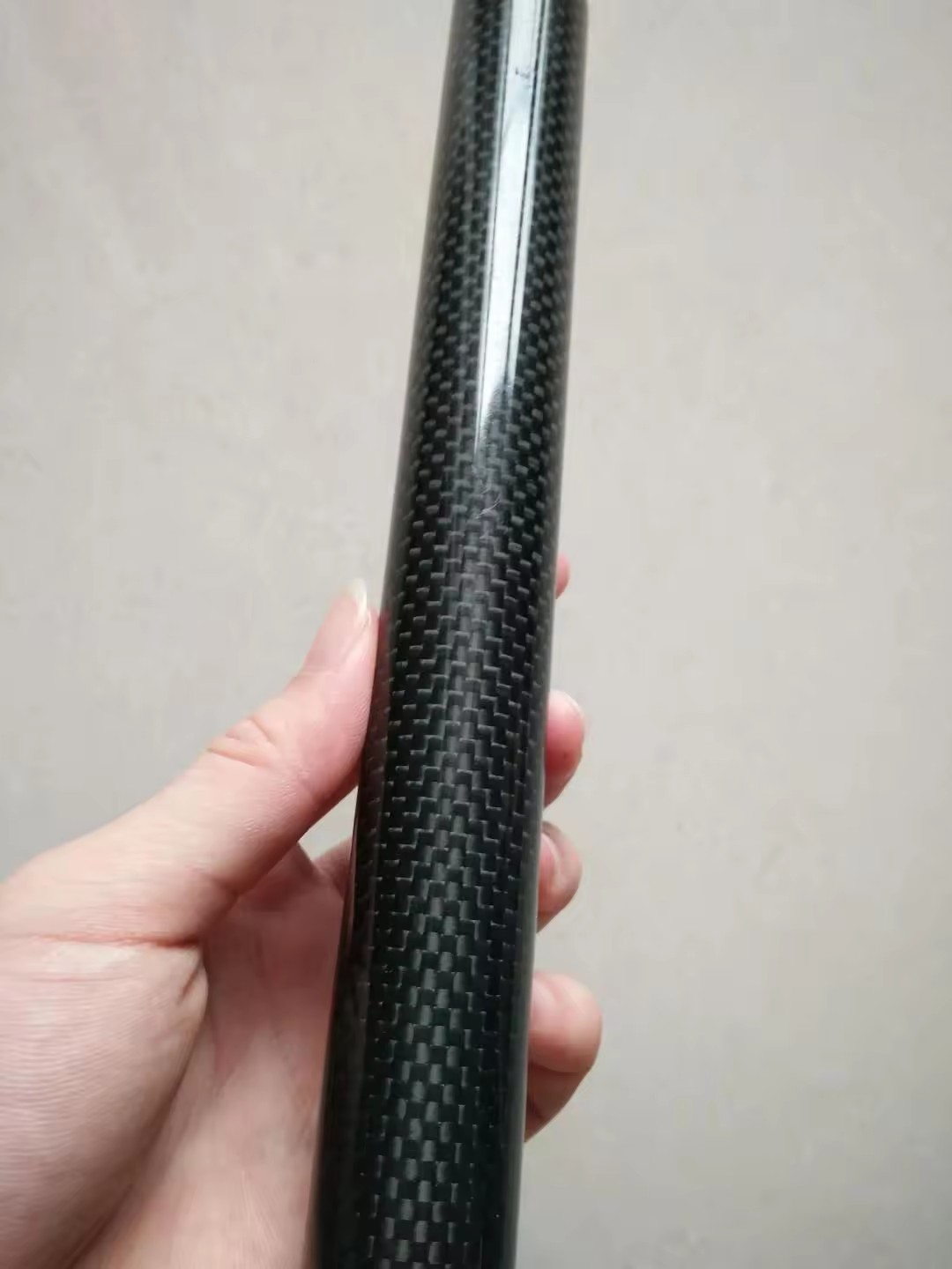 Glossy Or Matte Finish Forged Fabric Carbon Fiber Tube Carbon Fibre pipe rod pole