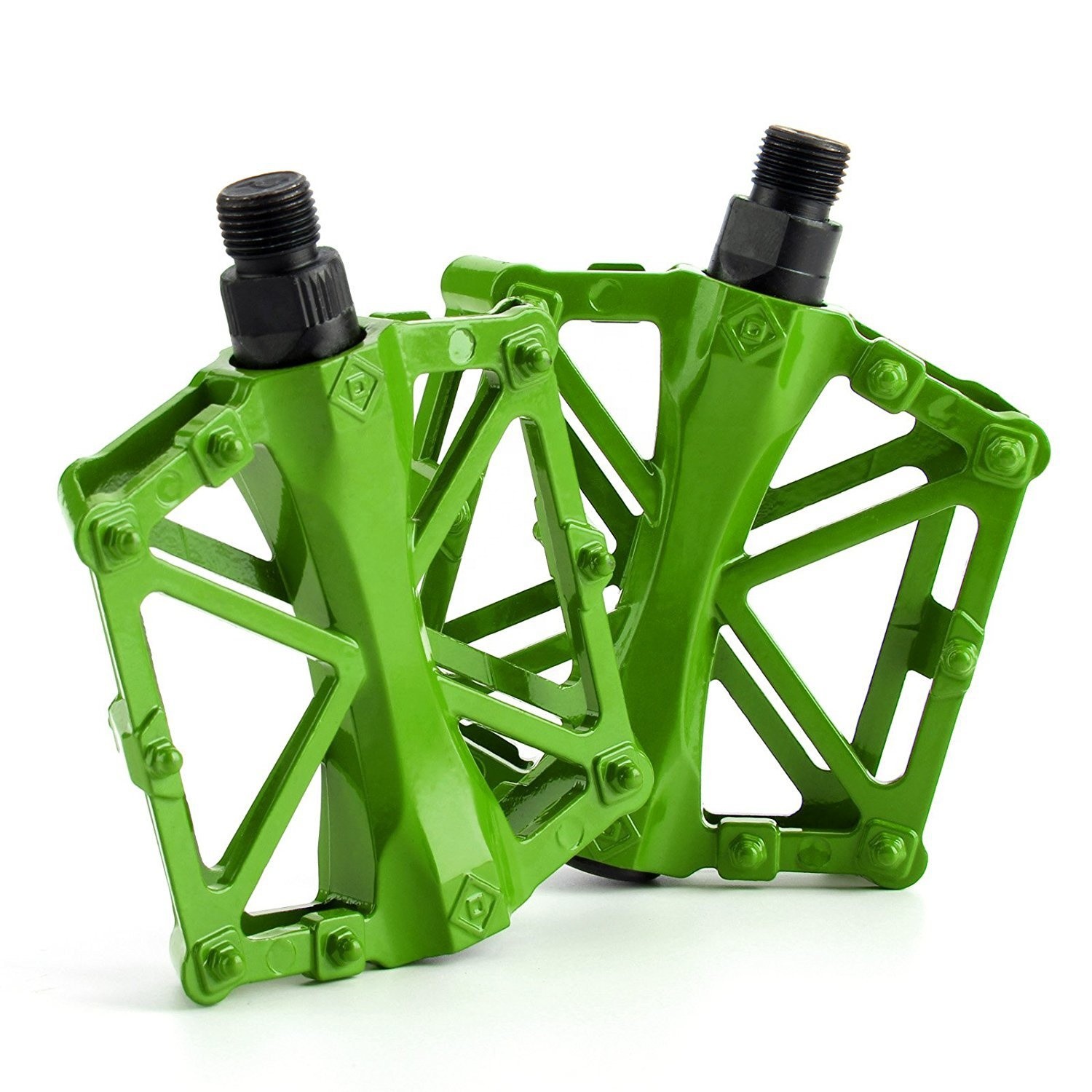 Carburized Mountain Bike Flat Pedals ABS Cnc Machined Bicycle Parts Anodizing