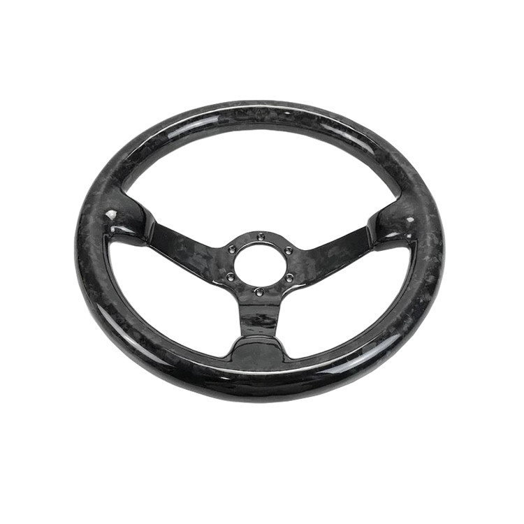 12k 24K Plain Machined Carbon Fiber Steering Wheel In Racing Car Odm